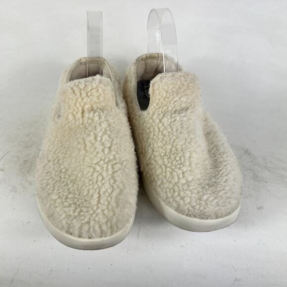 Allbirds Shoes Women's 9 White Merino Cozy Casual Wool Lounger Fluffs Slip-On - Picture 4 of 10